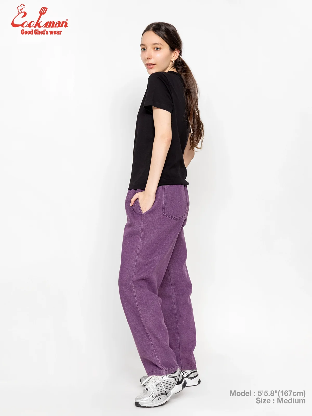 ���ߥ磻�� Chef Pants Semiwide Denim Purple