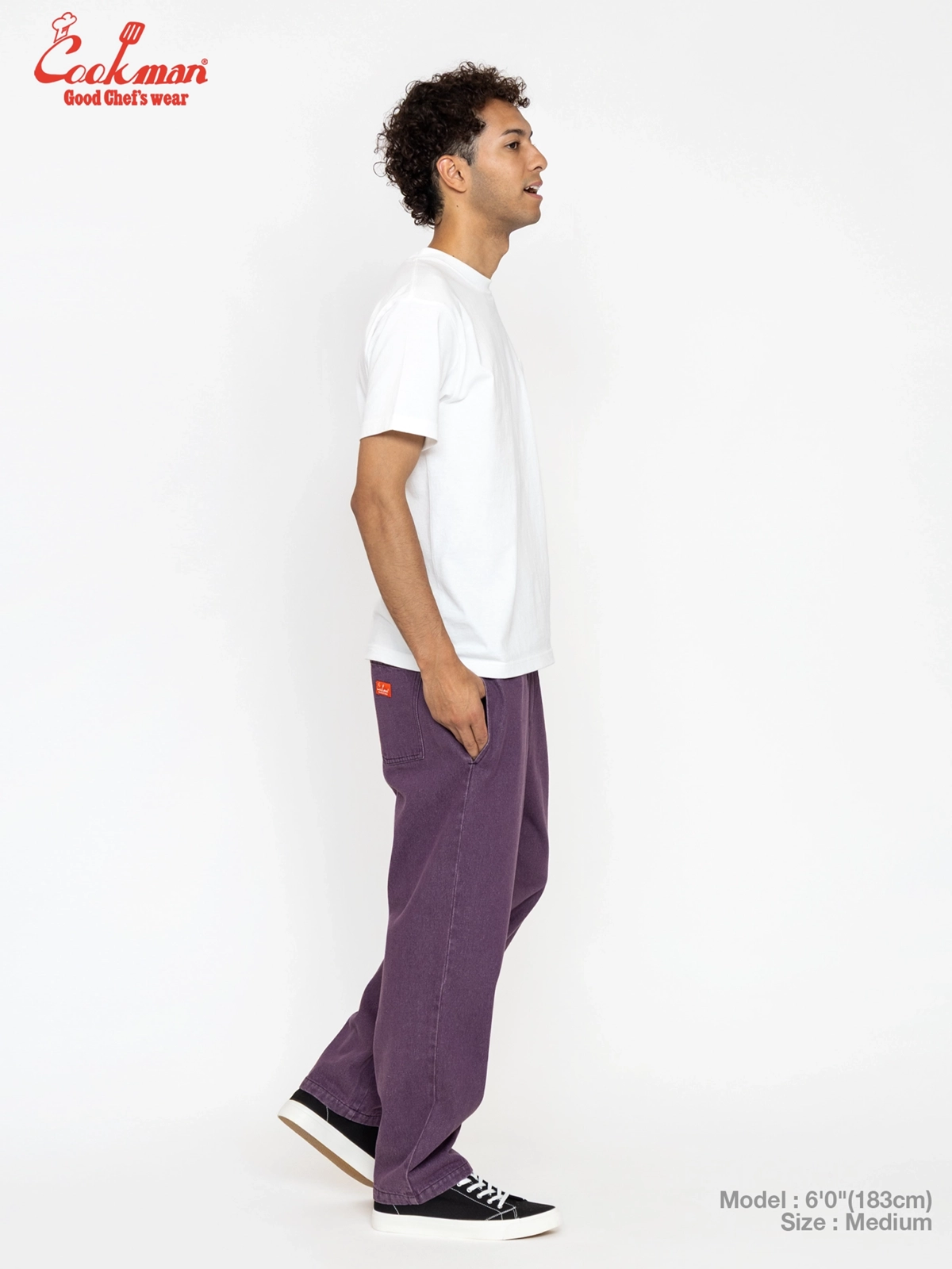 ���ߥ磻�� Chef Pants Semiwide Denim Purple