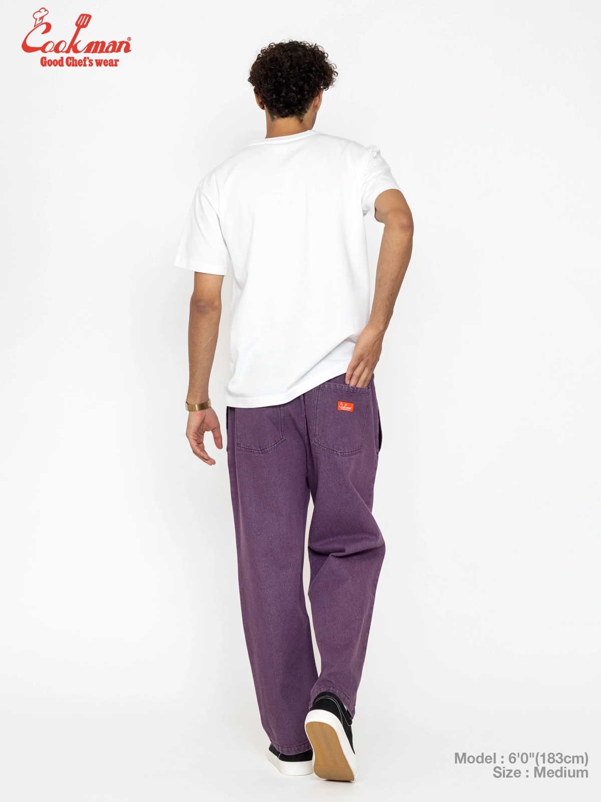 ���ߥ磻�� Chef Pants Semiwide Denim Purple