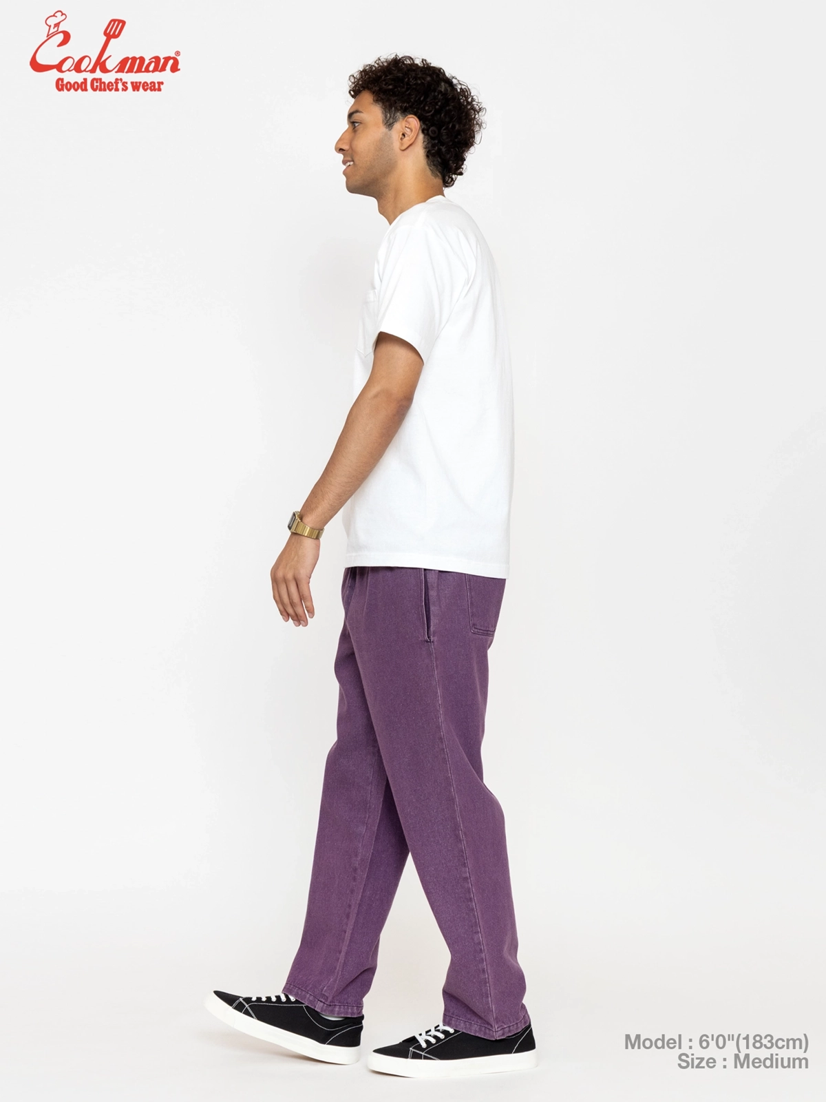 ���ߥ磻�� Chef Pants Semiwide Denim Purple