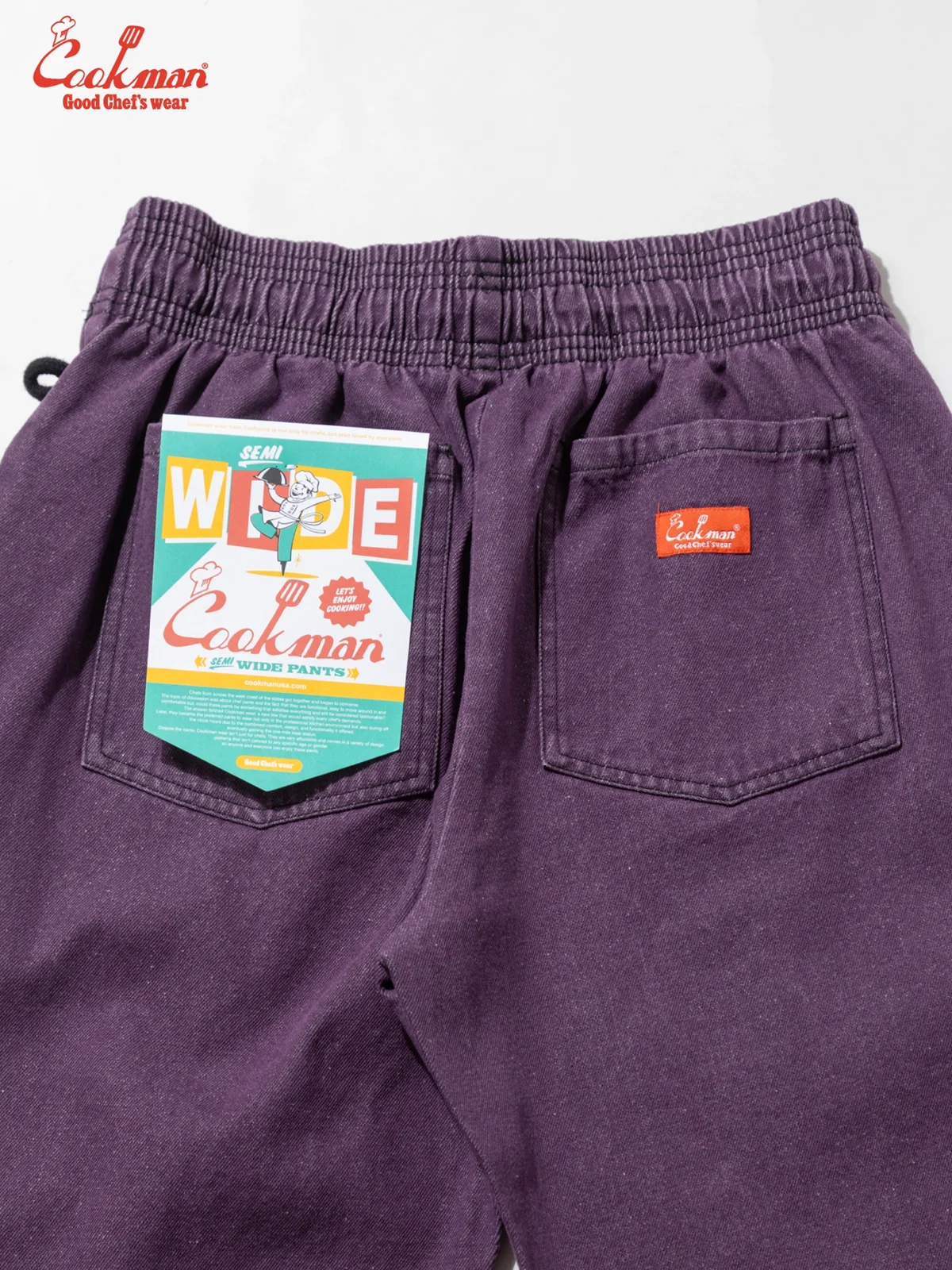 ���ߥ磻�� Chef Pants Semiwide Denim Purple