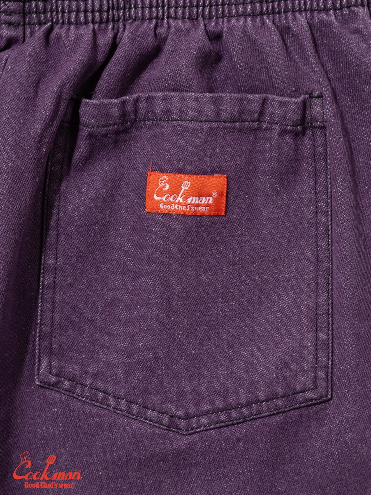 ���ߥ磻�� Chef Pants Semiwide Denim Purple