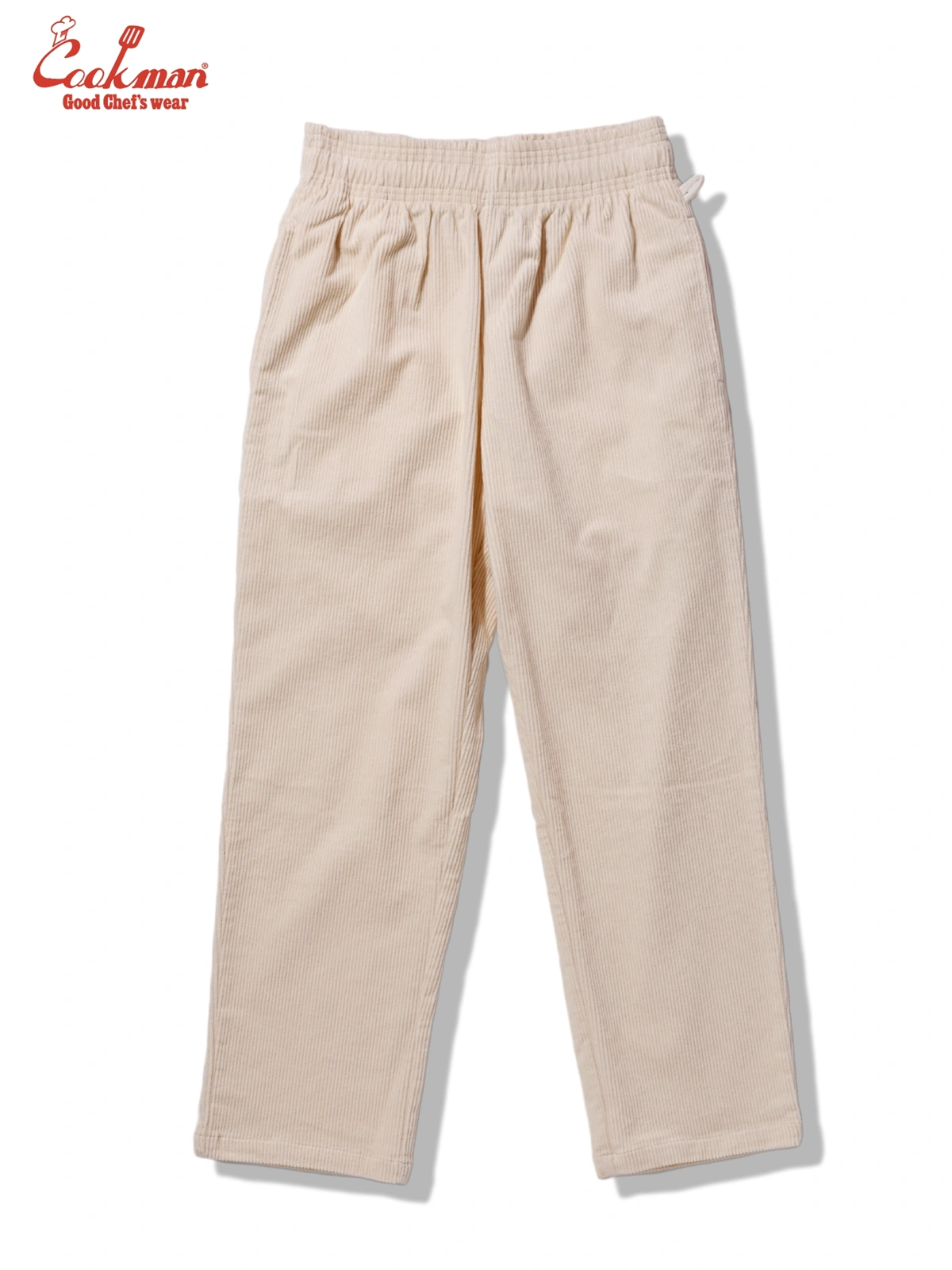 �����եѥ�� Chef Pants Semiwide Corduroy Cream