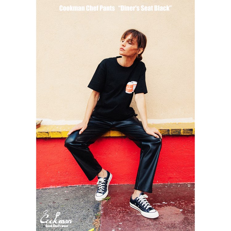 �����եѥ�� Chef Pants Diner's Seat Black