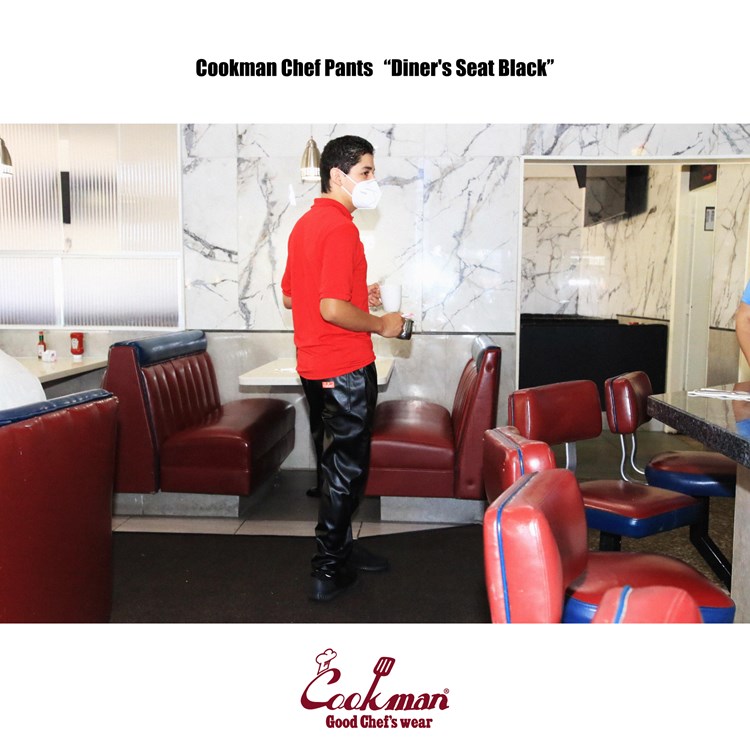 �����եѥ�� Chef Pants Diner's Seat Black