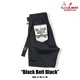 եѥ Chef Pants Short Black Belt Black 