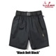 եѥ Chef Pants Short Black Belt Black 