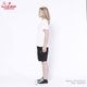 եѥ Chef Pants Short Black Belt Black 