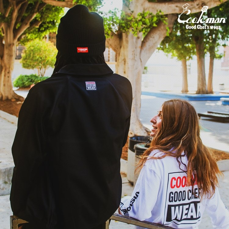 �ǥ�Х꡼���㥱�å� Delivery Jacket Vision Logo Black