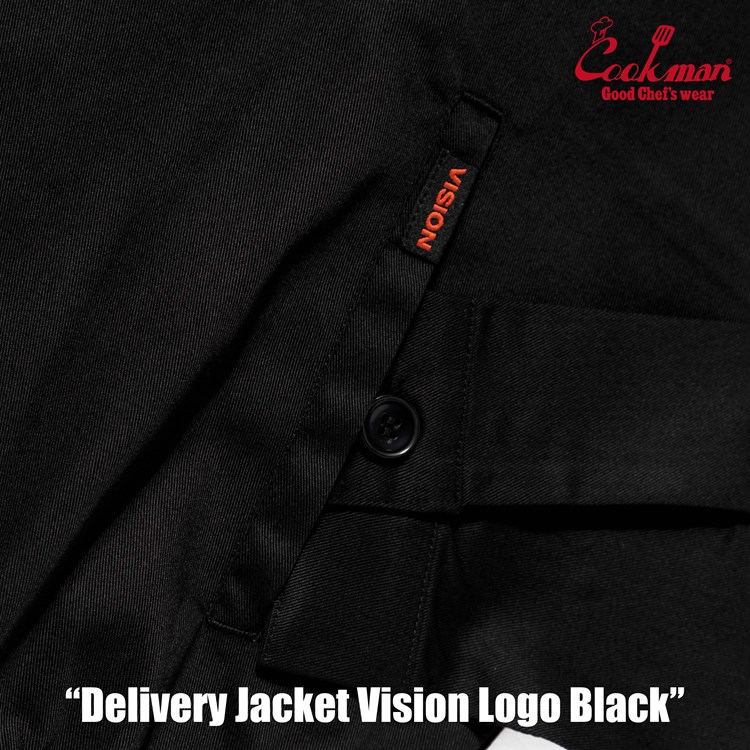 �ǥ�Х꡼���㥱�å� Delivery Jacket Vision Logo Black