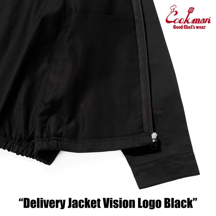 �ǥ�Х꡼���㥱�å� Delivery Jacket Vision Logo Black