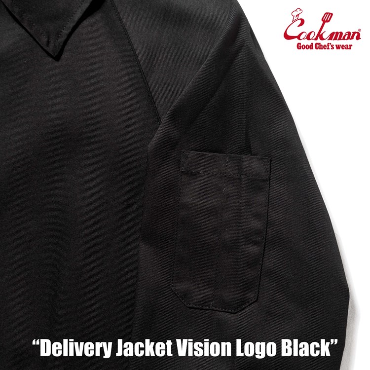 �ǥ�Х꡼���㥱�å� Delivery Jacket Vision Logo Black