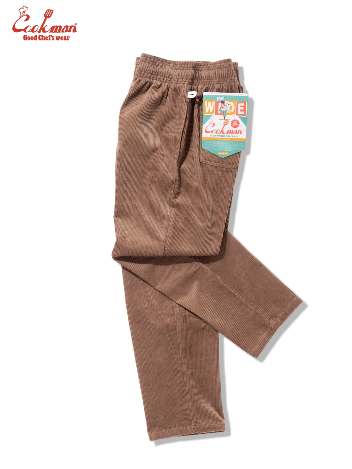 �����եѥ�� Chef Pants Semiwide Corduroy Cocoa