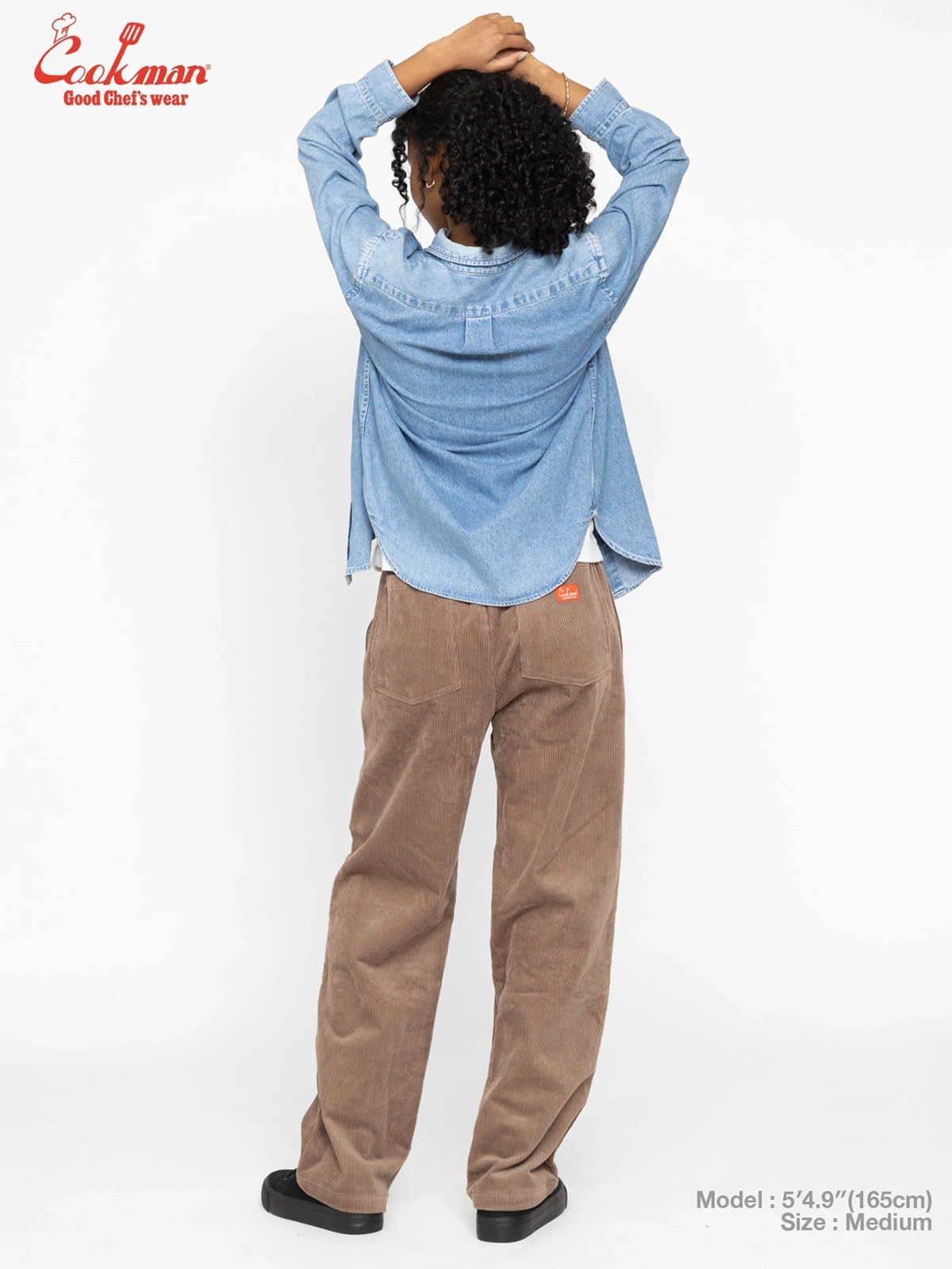 �����եѥ�� Chef Pants Semiwide Corduroy Cocoa