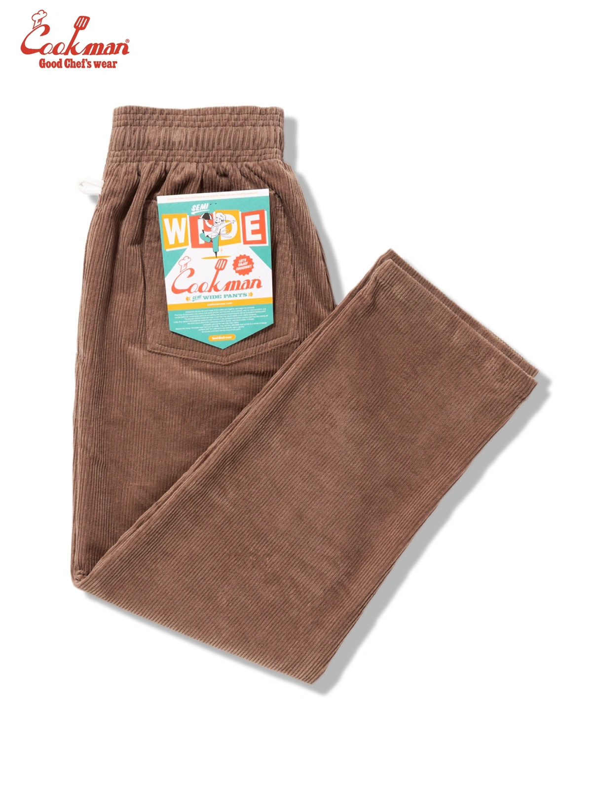 �����եѥ�� Chef Pants Semiwide Corduroy Cocoa