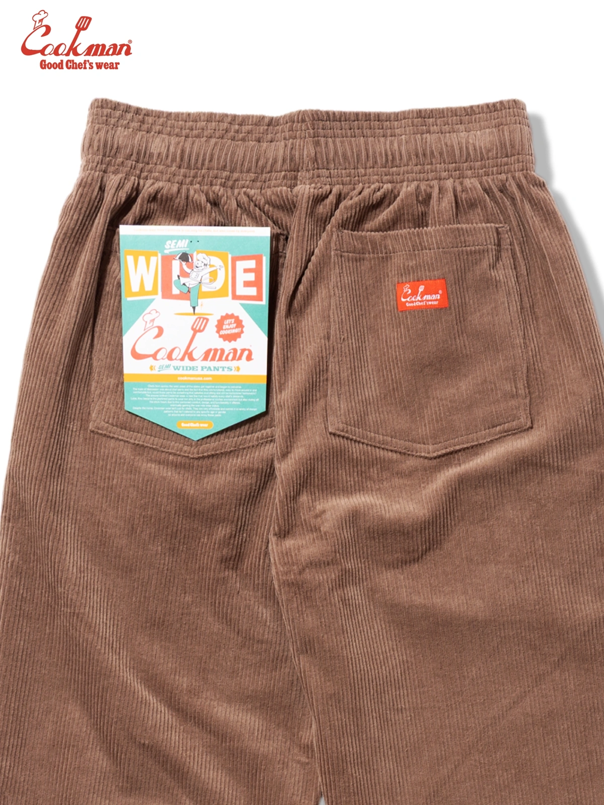 �����եѥ�� Chef Pants Semiwide Corduroy Cocoa