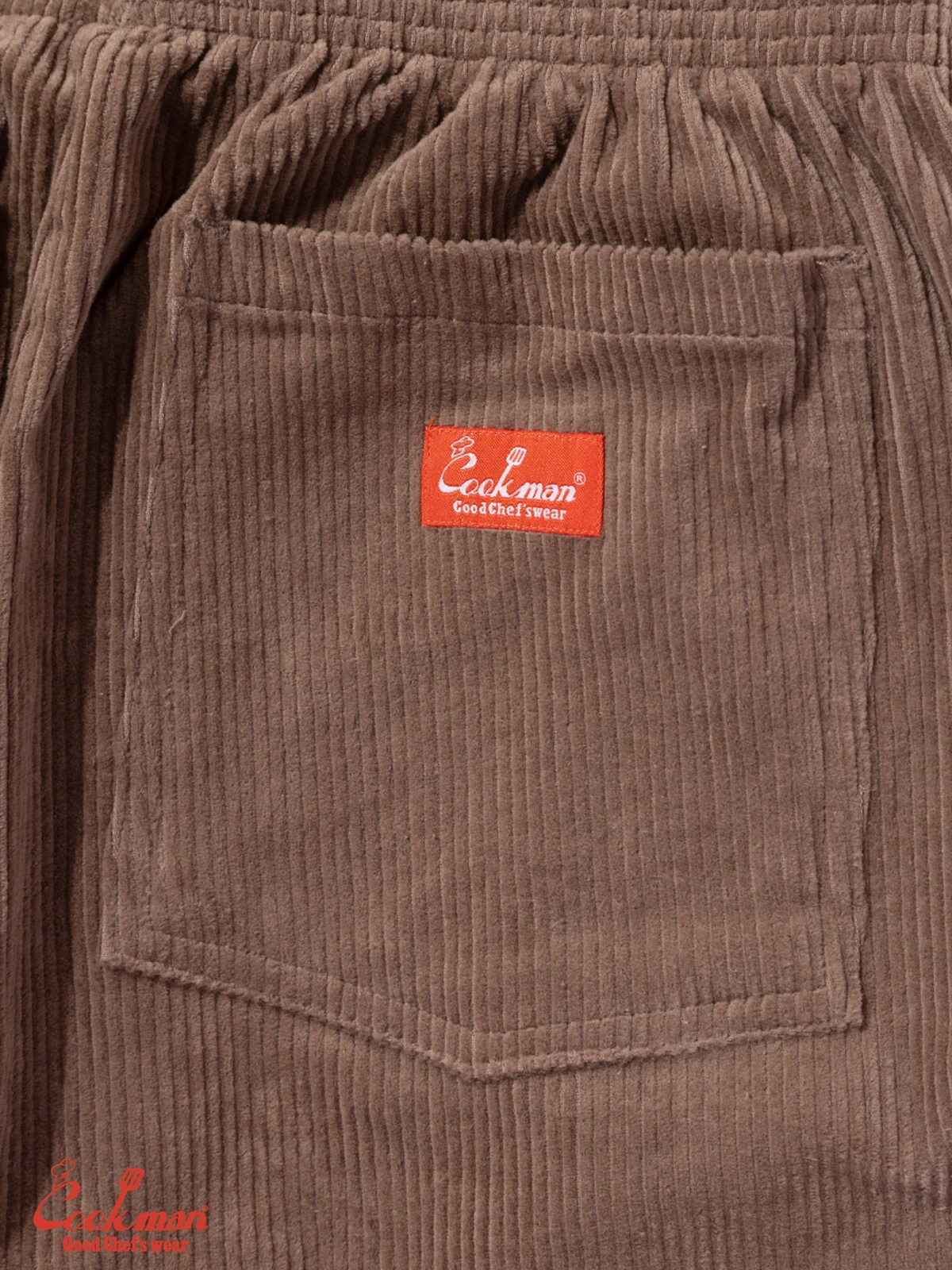 �����եѥ�� Chef Pants Semiwide Corduroy Cocoa