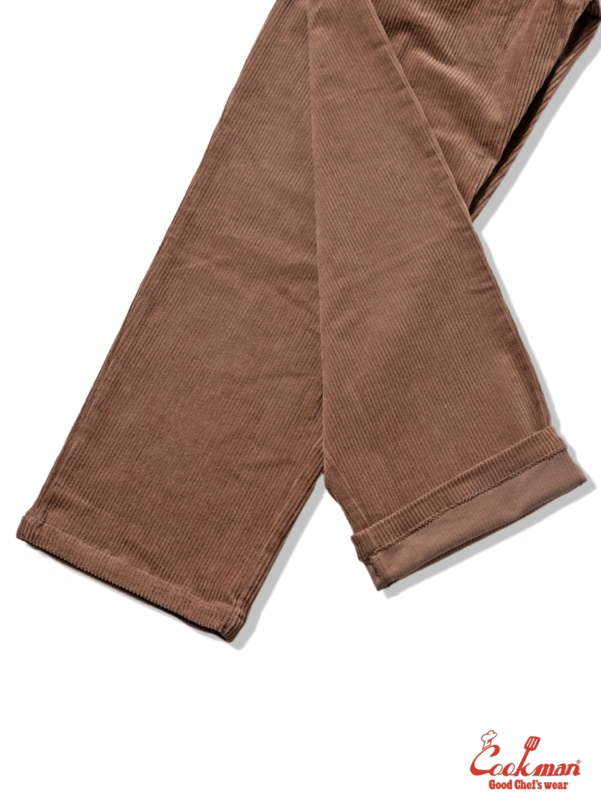 �����եѥ�� Chef Pants Semiwide Corduroy Cocoa