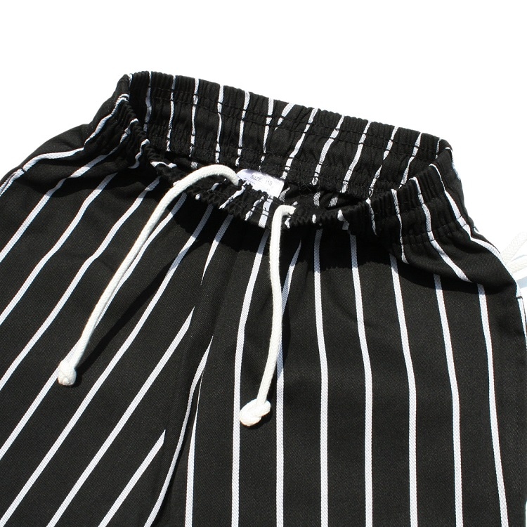 �����եѥ�� Chef Pants Stripe Black Kids Size
