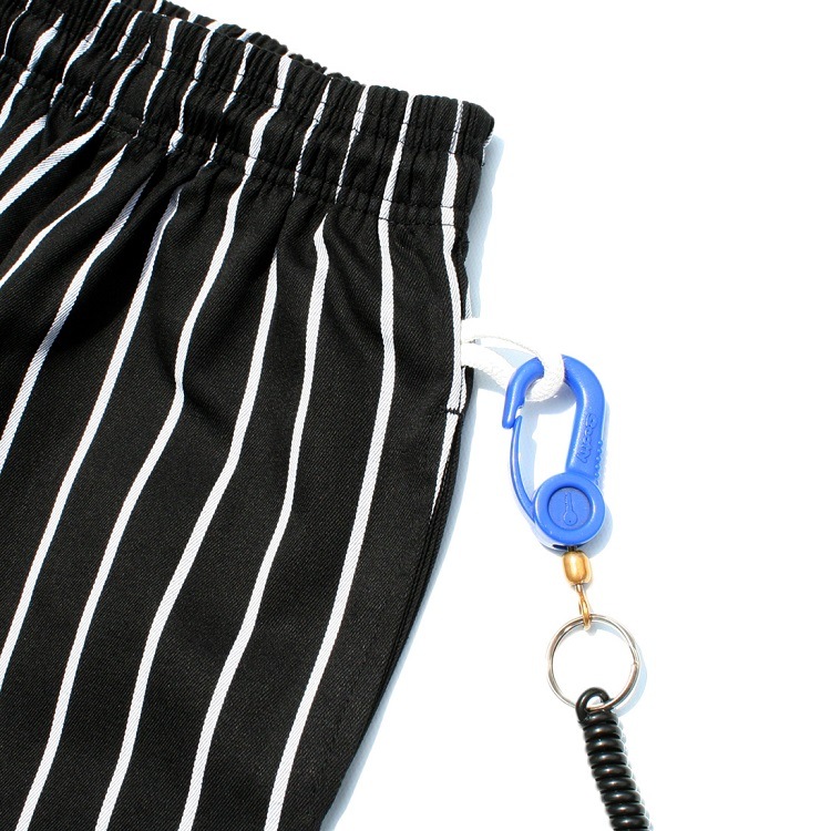 �����եѥ�� Chef Pants Stripe Black Kids Size