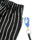 �����եѥ�� Chef Pants Stripe Black Kids Size