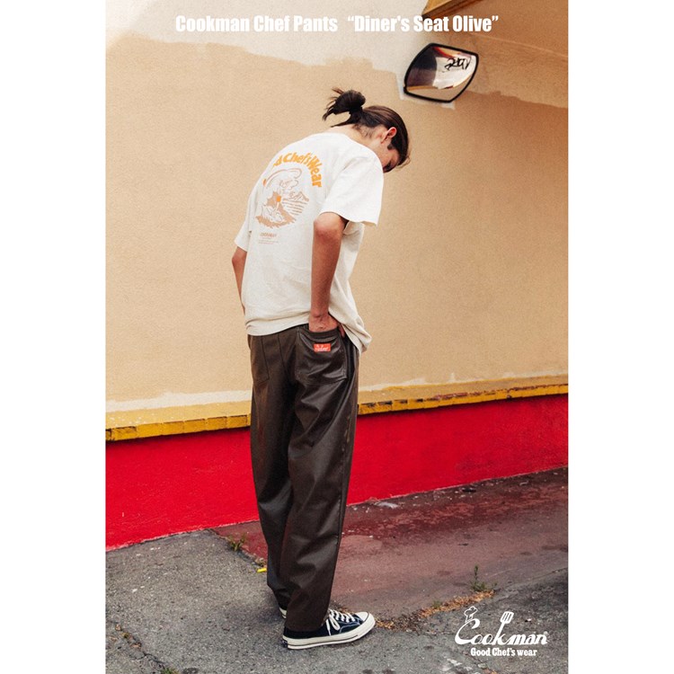 �����եѥ�� Chef Pants Diner's Seat Olive