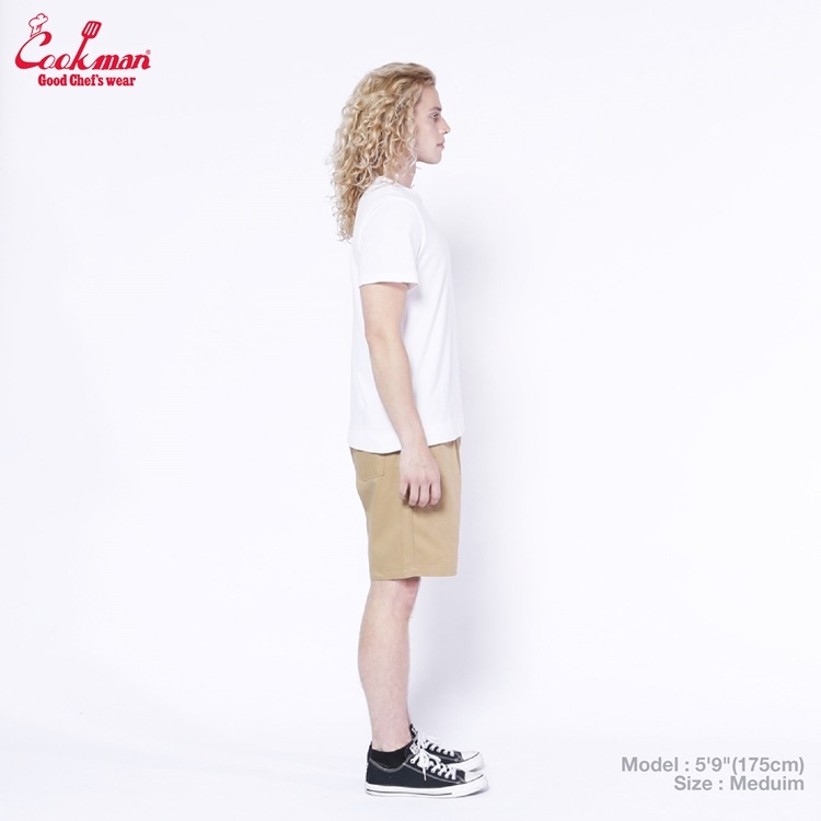 եѥ Chef Pants Short Black Belt Peanuts 