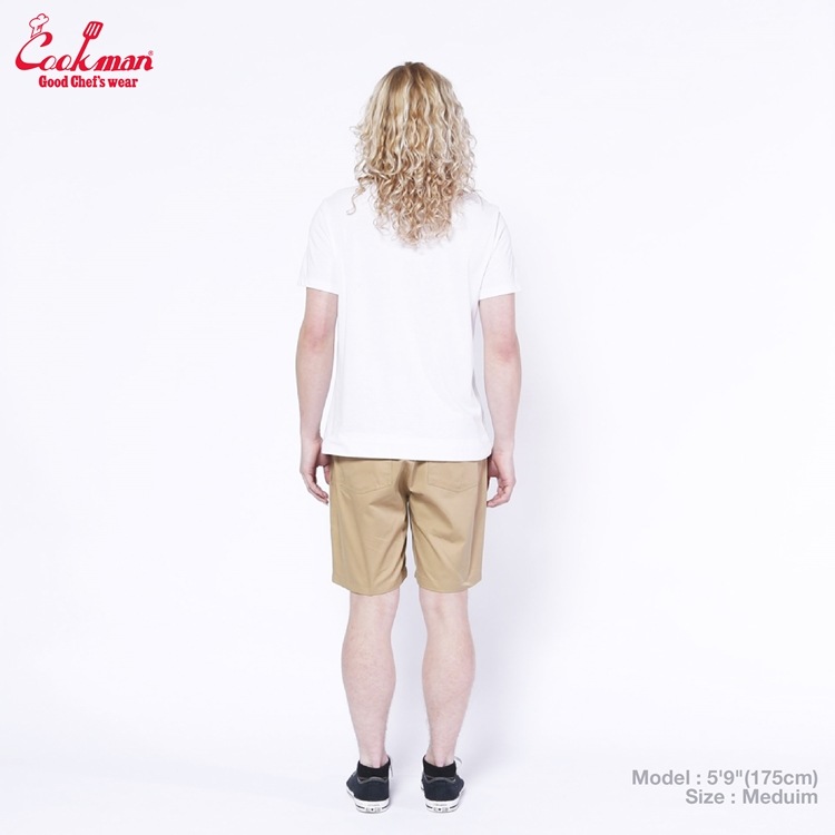 եѥ Chef Pants Short Black Belt Peanuts 