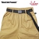 եѥ Chef Pants Short Black Belt Peanuts 