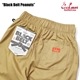 եѥ Chef Pants Short Black Belt Peanuts 