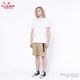 եѥ Chef Pants Short Black Belt Peanuts 