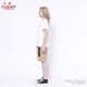 եѥ Chef Pants Short Black Belt Peanuts 