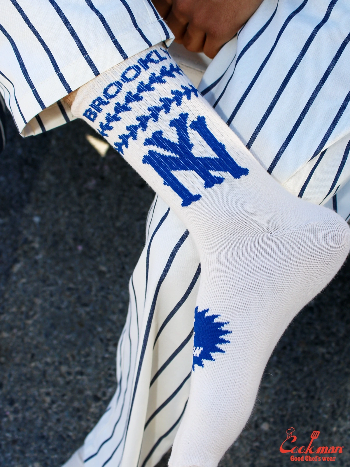 ���å��� Rib Crew Socks NLBM BROOKLYN EAGLES