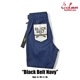 եѥ Chef Pants Short Black Belt Navy 