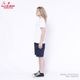 եѥ Chef Pants Short Black Belt Navy 