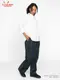 �����եѥ�� Chef Pants High-Wide Black Watch Check