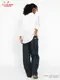�����եѥ�� Chef Pants High-Wide Black Watch Check
