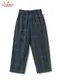 �����եѥ�� Chef Pants High-Wide Black Watch Check