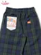 �����եѥ�� Chef Pants High-Wide Black Watch Check