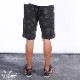 եѥ Chef Pants Short Cargo Ripstop Woodland Camo Black