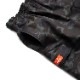 եѥ Chef Pants Short Cargo Ripstop Woodland Camo Black