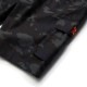 եѥ Chef Pants Short Cargo Ripstop Woodland Camo Black