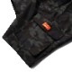 եѥ Chef Pants Short Cargo Ripstop Woodland Camo Black