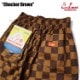 եѥ Chef Pants Checker Brown