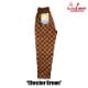 եѥ Chef Pants Checker Brown