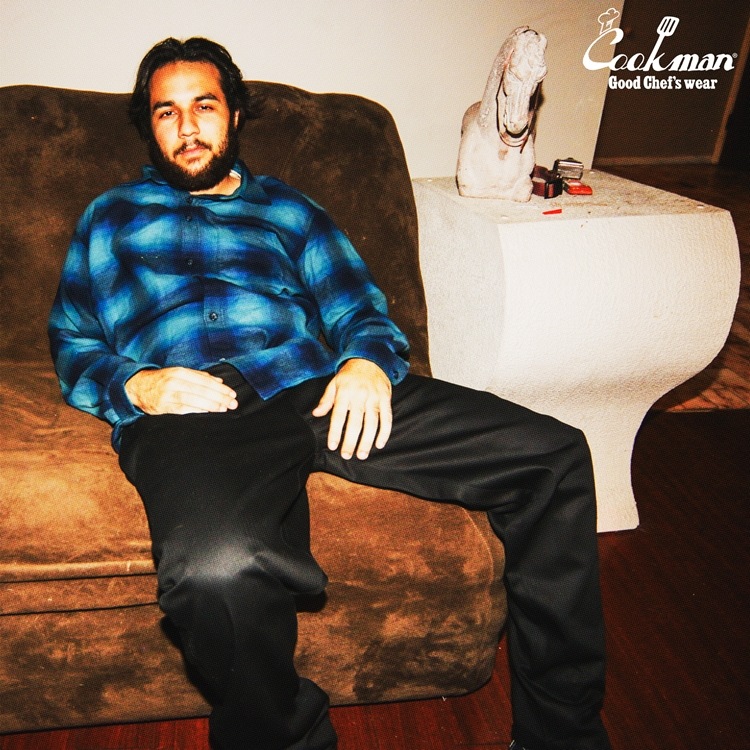 �����եѥ�� Chef Pants Herringbone Black