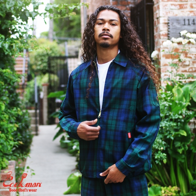 ǥХ꡼㥱å Delivery Jacket Woven Black Watch Check