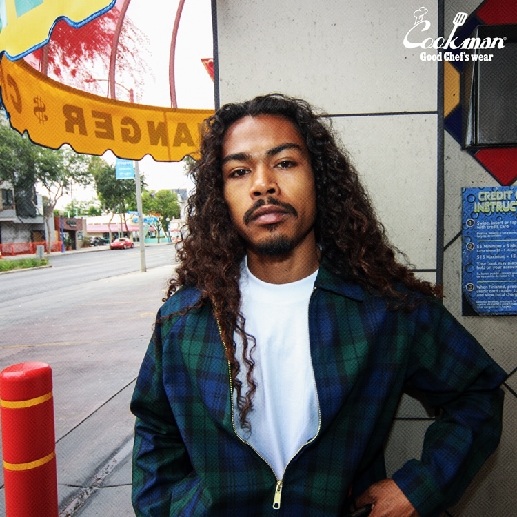 ǥХ꡼㥱å Delivery Jacket Woven Black Watch Check