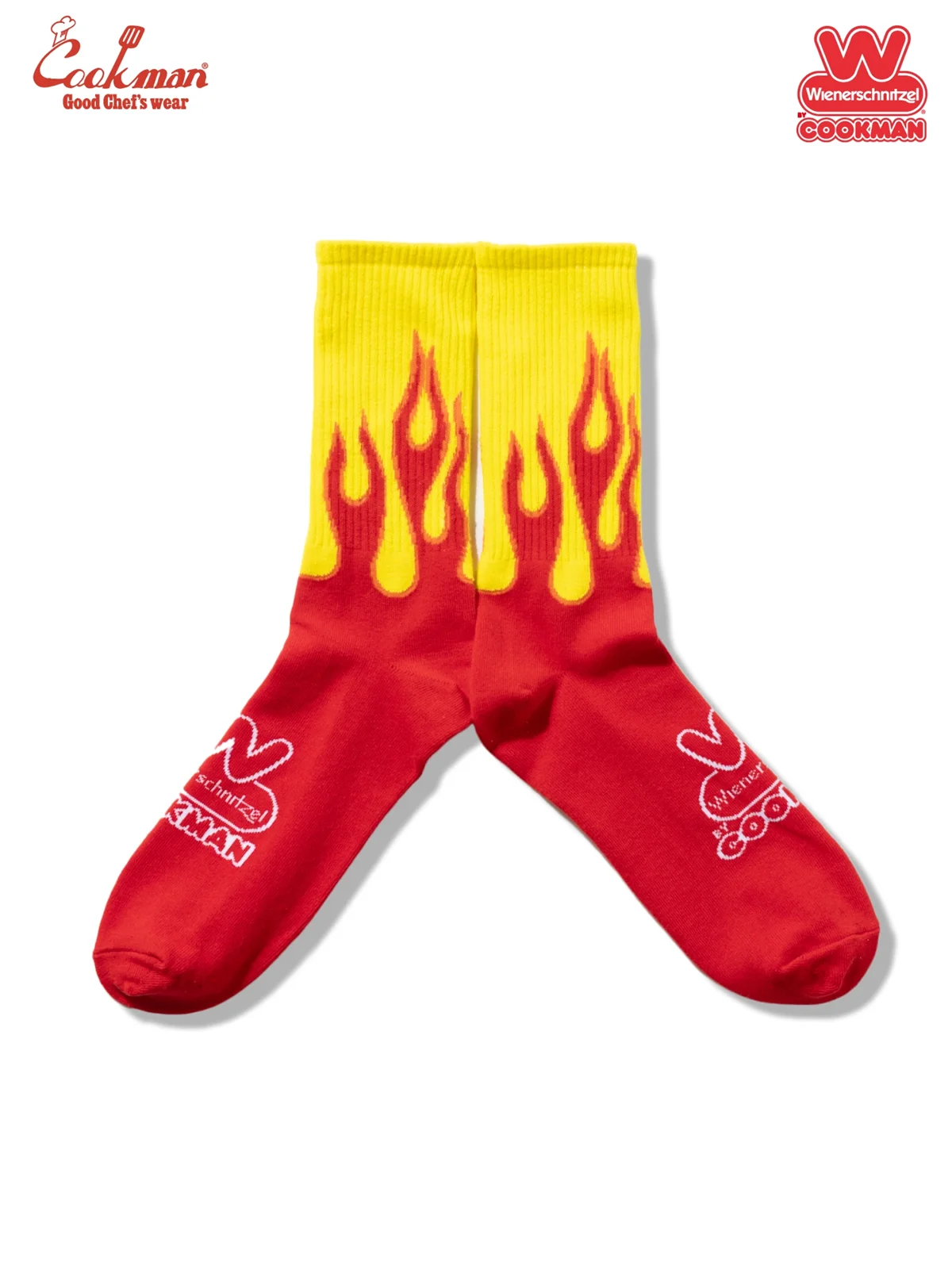 ���å��� Rib Crew Socks Wienerschnitzel Flame
