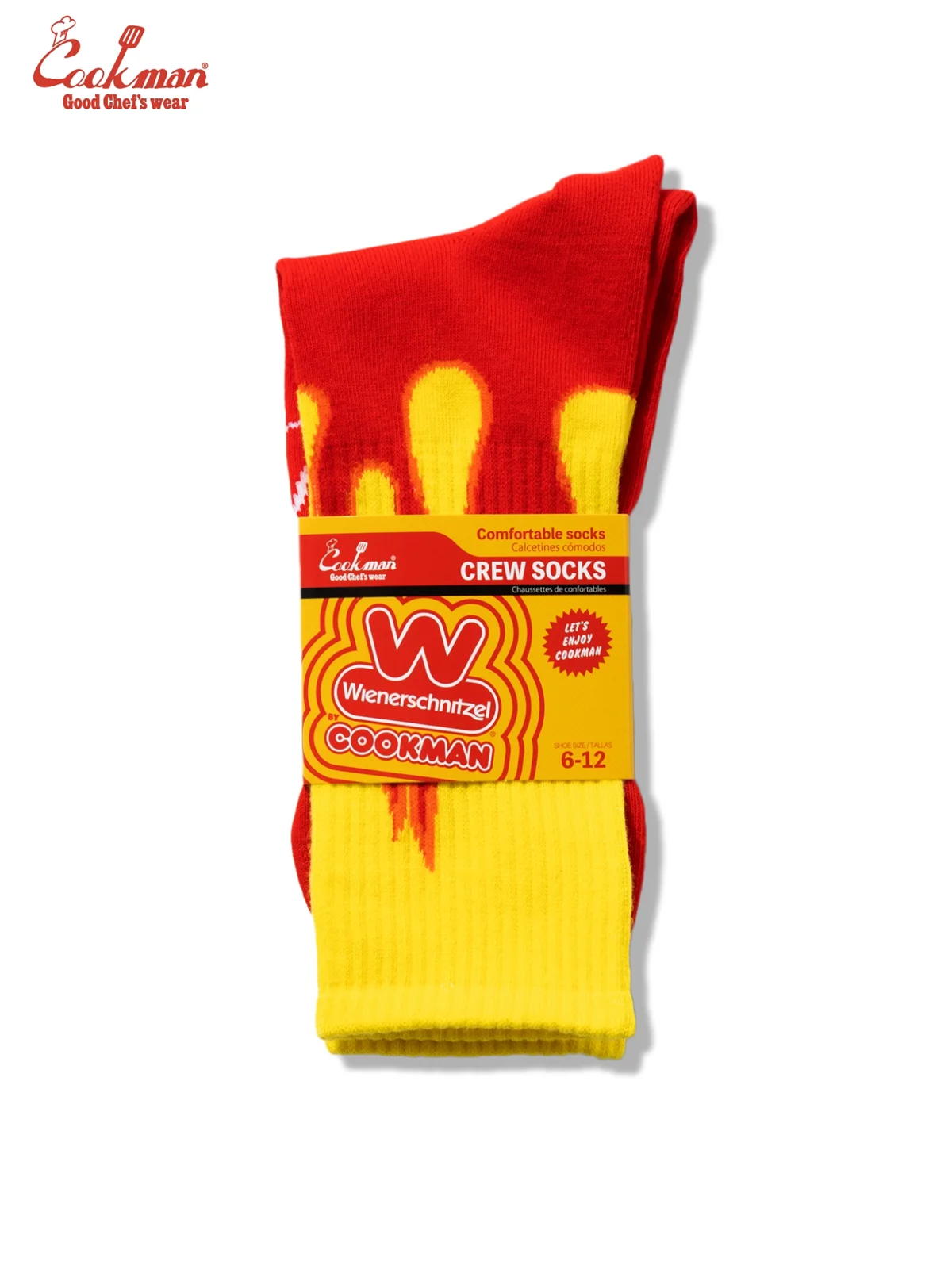 ���å��� Rib Crew Socks Wienerschnitzel Flame